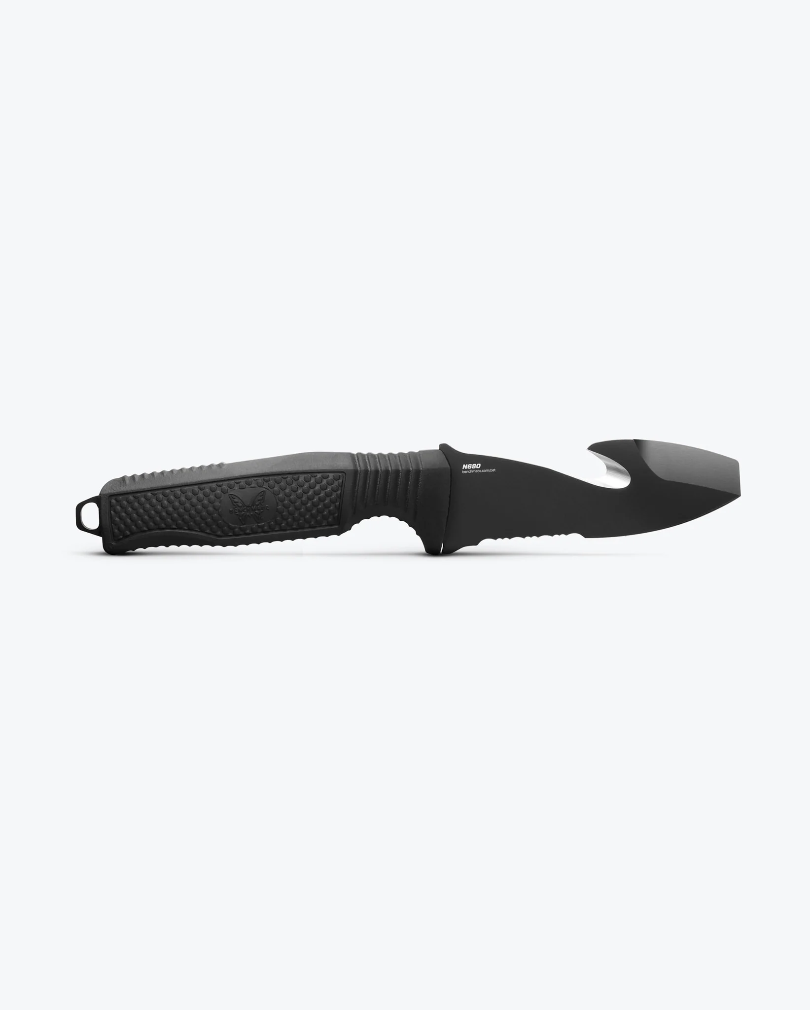 H2O Fixed Dive Knife | Black Santoprene® - Image 4