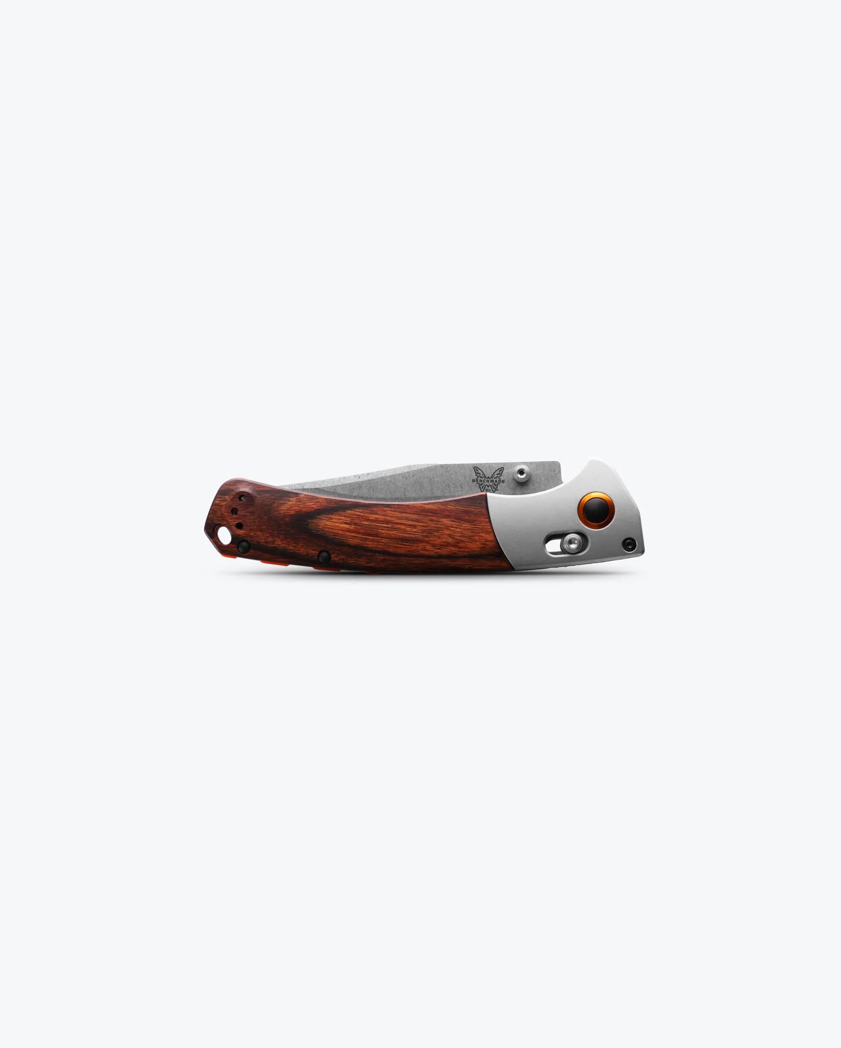 Crooked River | Gray Aluminum & Wood | Clip-point - Image 3