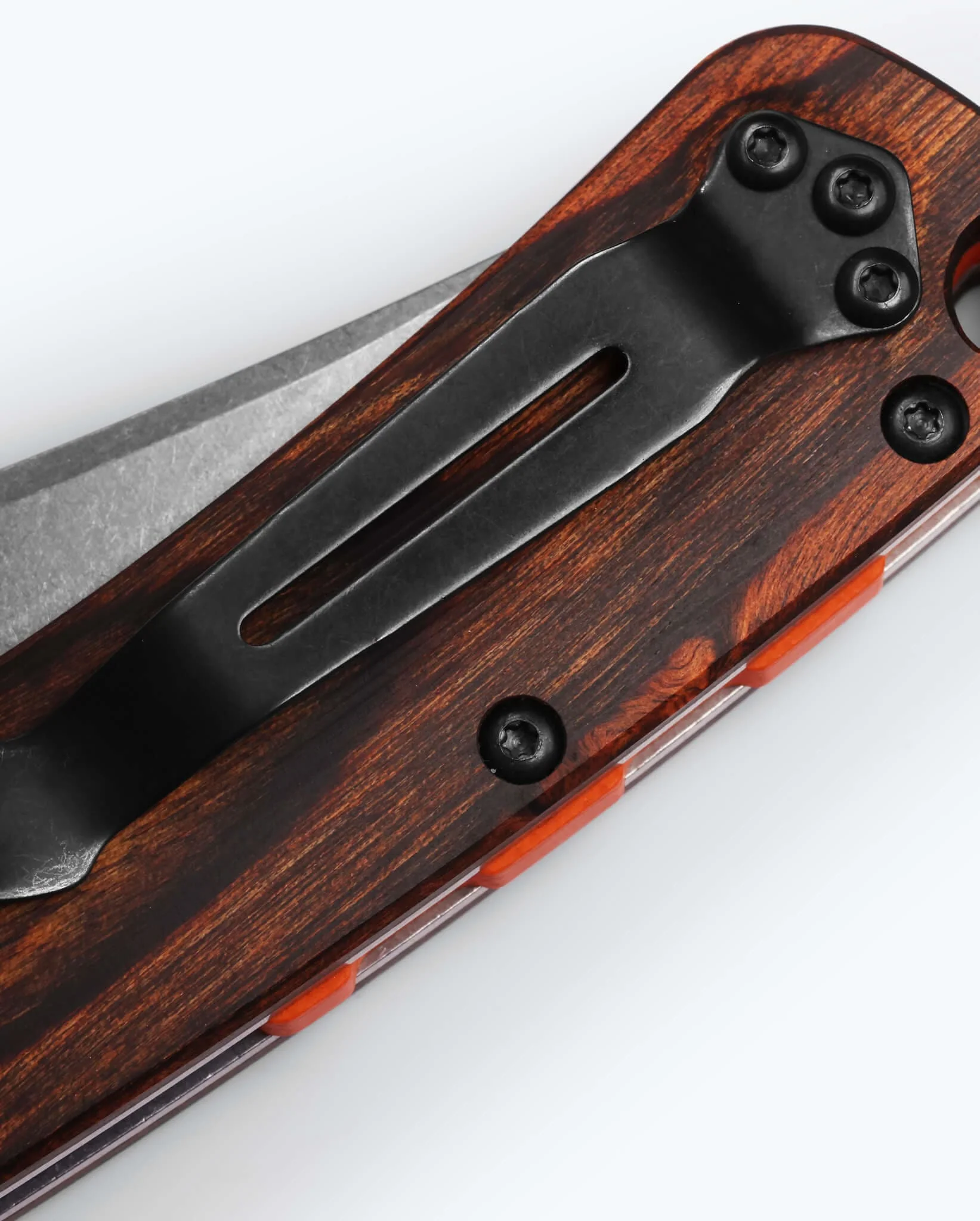 Crooked River | Gray Aluminum & Wood | Clip-point - Image 5