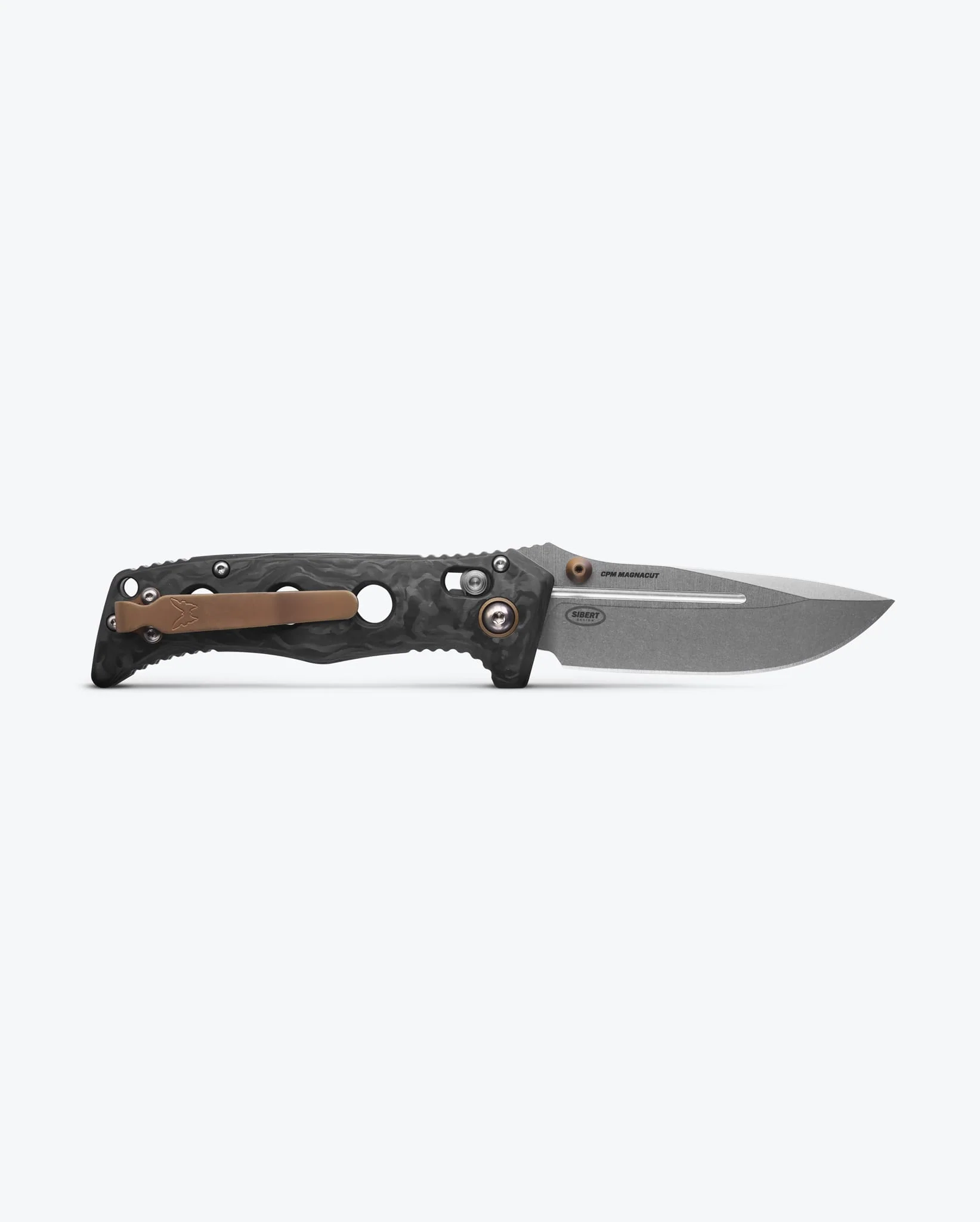 Mini Adamas® | Marbled Carbon Fiber | Drop-point - Image 4